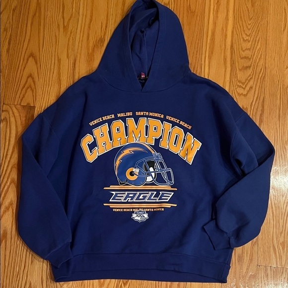 Edikted Tops - Edikted Champion Dark Blue Hoodie
